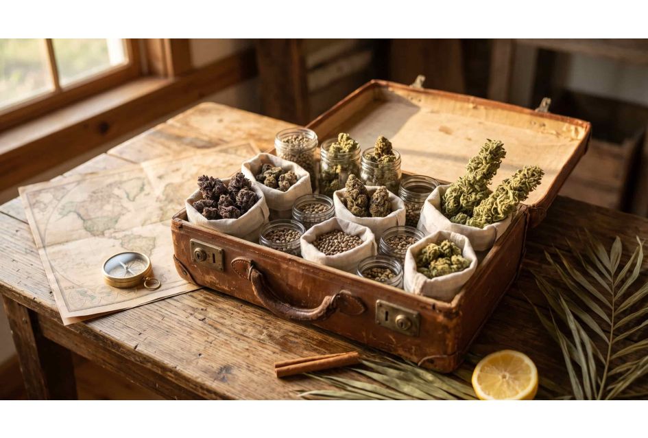Le Tour du Monde en 10 Variétés de Cannabis
