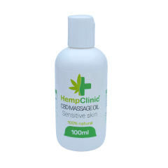 HempClinic - Massage Oil for Sensitive Skin - 250mg - 100ml