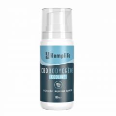 Hemplife CBD + Magnesium Body Cream Cooling 100mg CBD 100ml