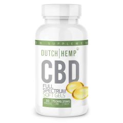 Dutch Hemp - CBD softgels full spectrum 25 mg