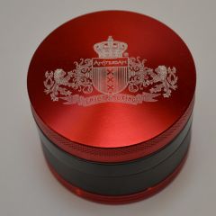 55MM 4P Grinder Red with Amsterdam Logo