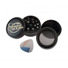 38MM 4P Paradise Seeds Grinder Black