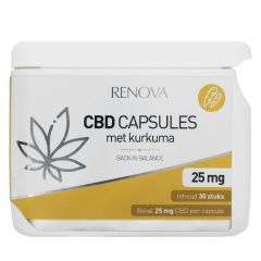 Renova CBD Capsules with Curcuma (25 MG)