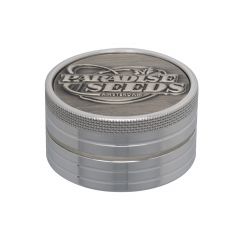 50mm 2p Paradise Seeds Grinder Logo Silver