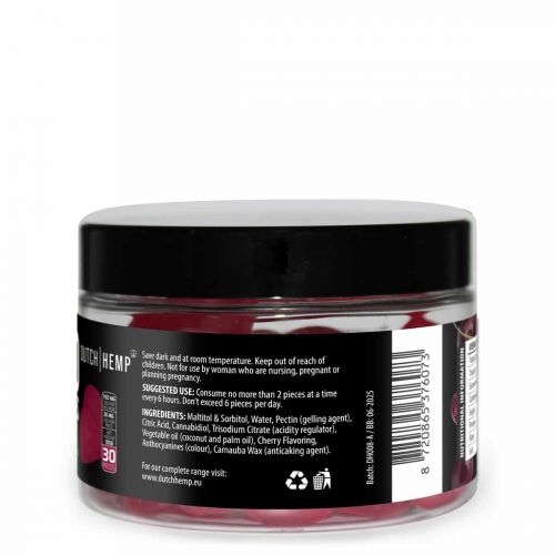 Dutch Hemp - CBD Gummies Full Spectrum 25mg Cherry – Vegan +